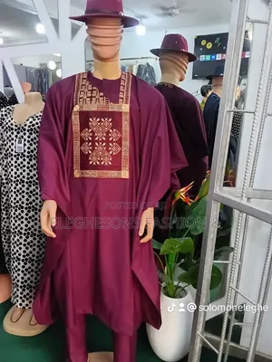 Red Agbada for Sale