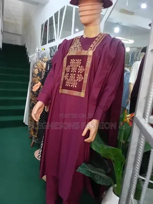 Red Agbada for Sale
