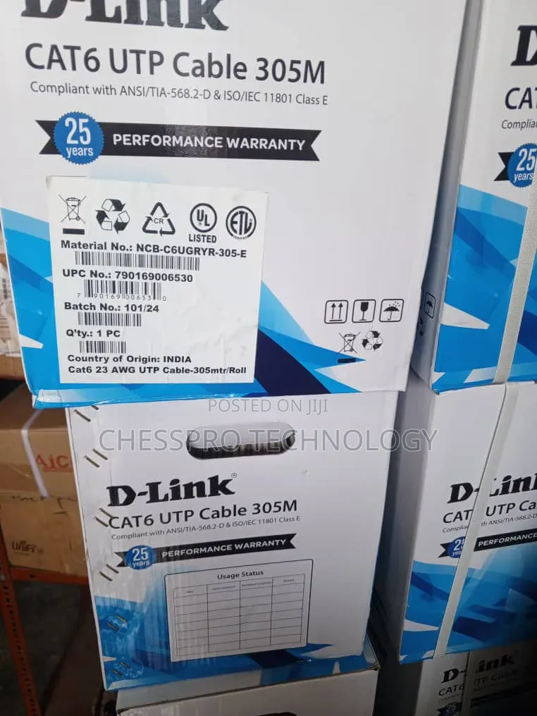 D Link Cat6 Utp 24awg