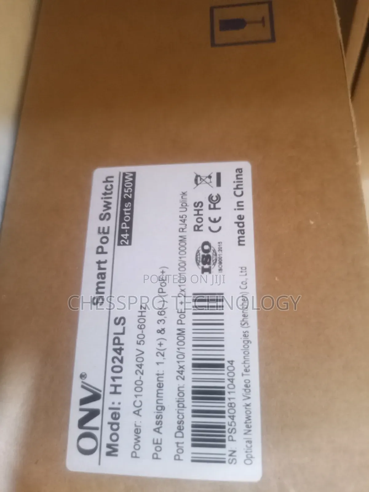 Onv 24 Port Poe 10/100 Switch