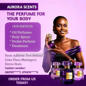 A Fantastic Graphic Design for a Perfume Business Owner