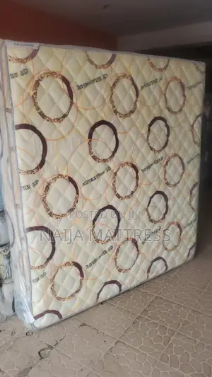 Premium 6 by 6 by 12 Semi Orthopaedic Mattress With Topper