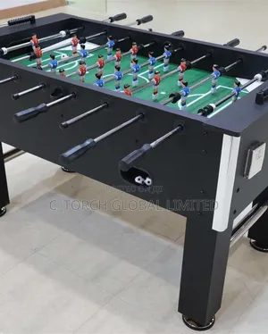 Standard 8-Pole Indoor Soccer Table.