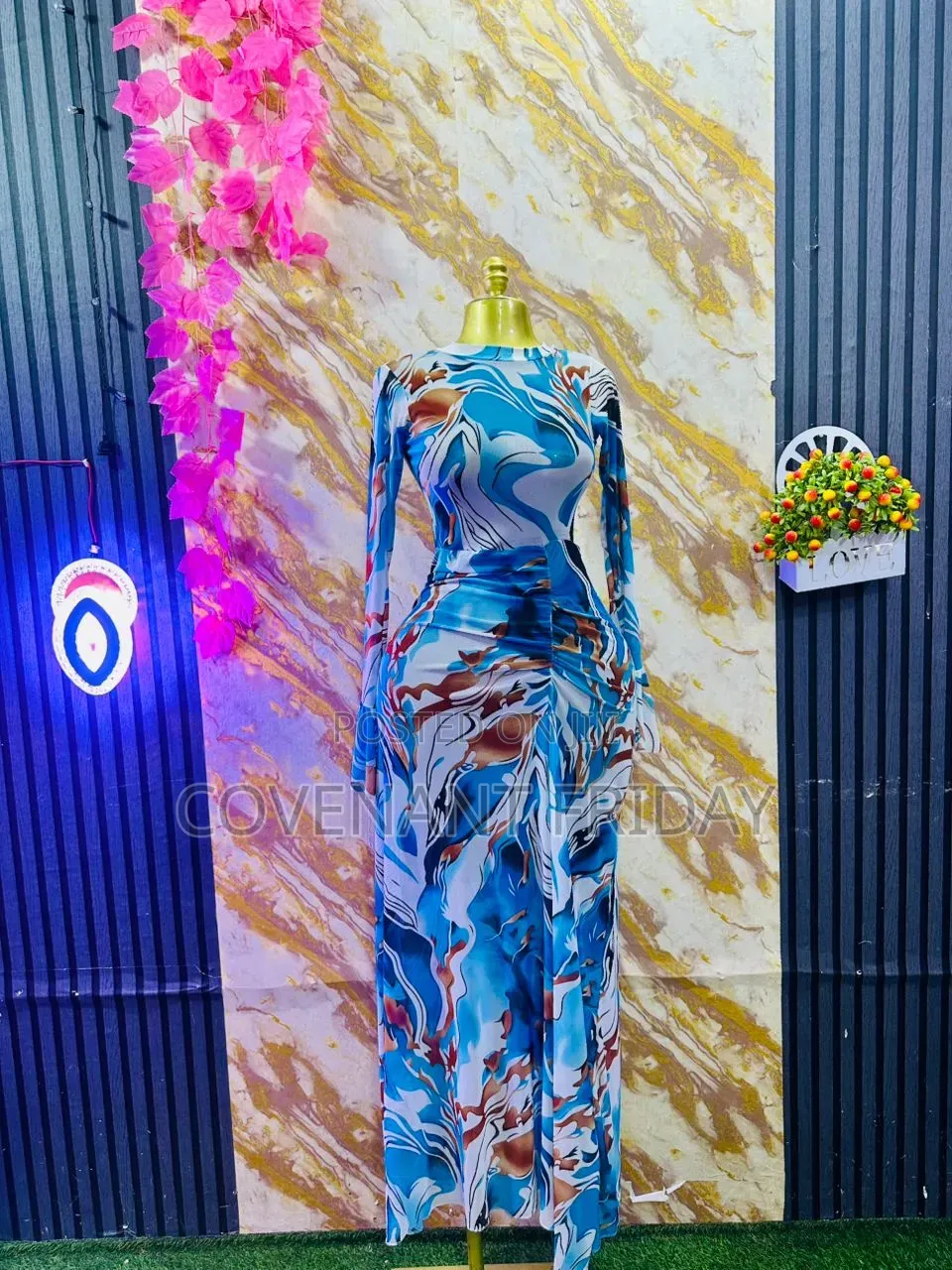 Mesh Bodycon Gowns