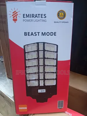 Emirates Power Lighting "Beast Mode" 5000w Solar Street Light.
