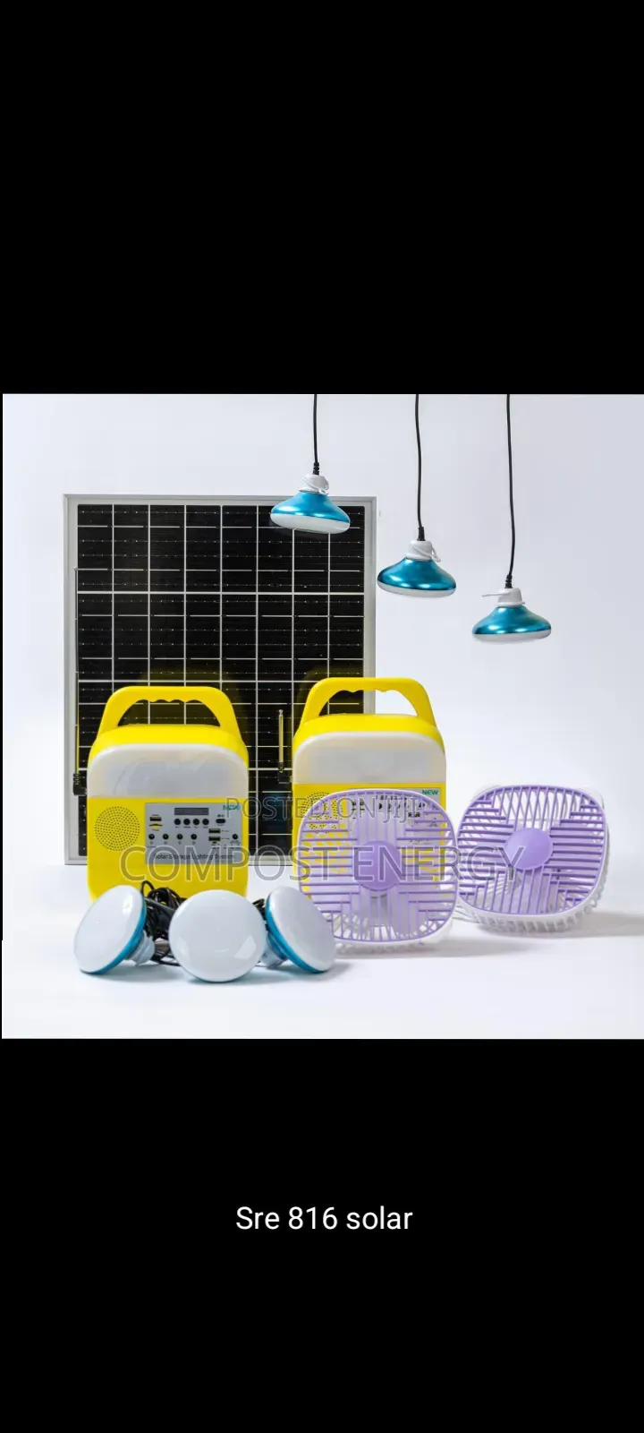 Solar Generators Multimedia Lighting, Radio, Bluetooth Speaker