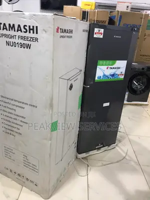 Tamashi 190l Freezer Nu0190w Vertical Cabinet