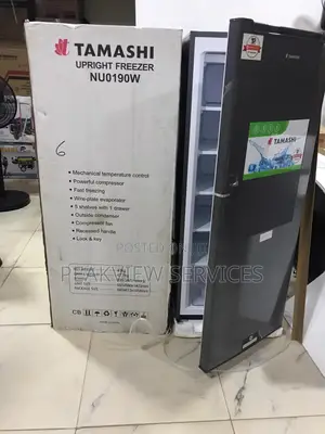Tamashi Nu0190w 190l Upright Freezer White Cabinet
