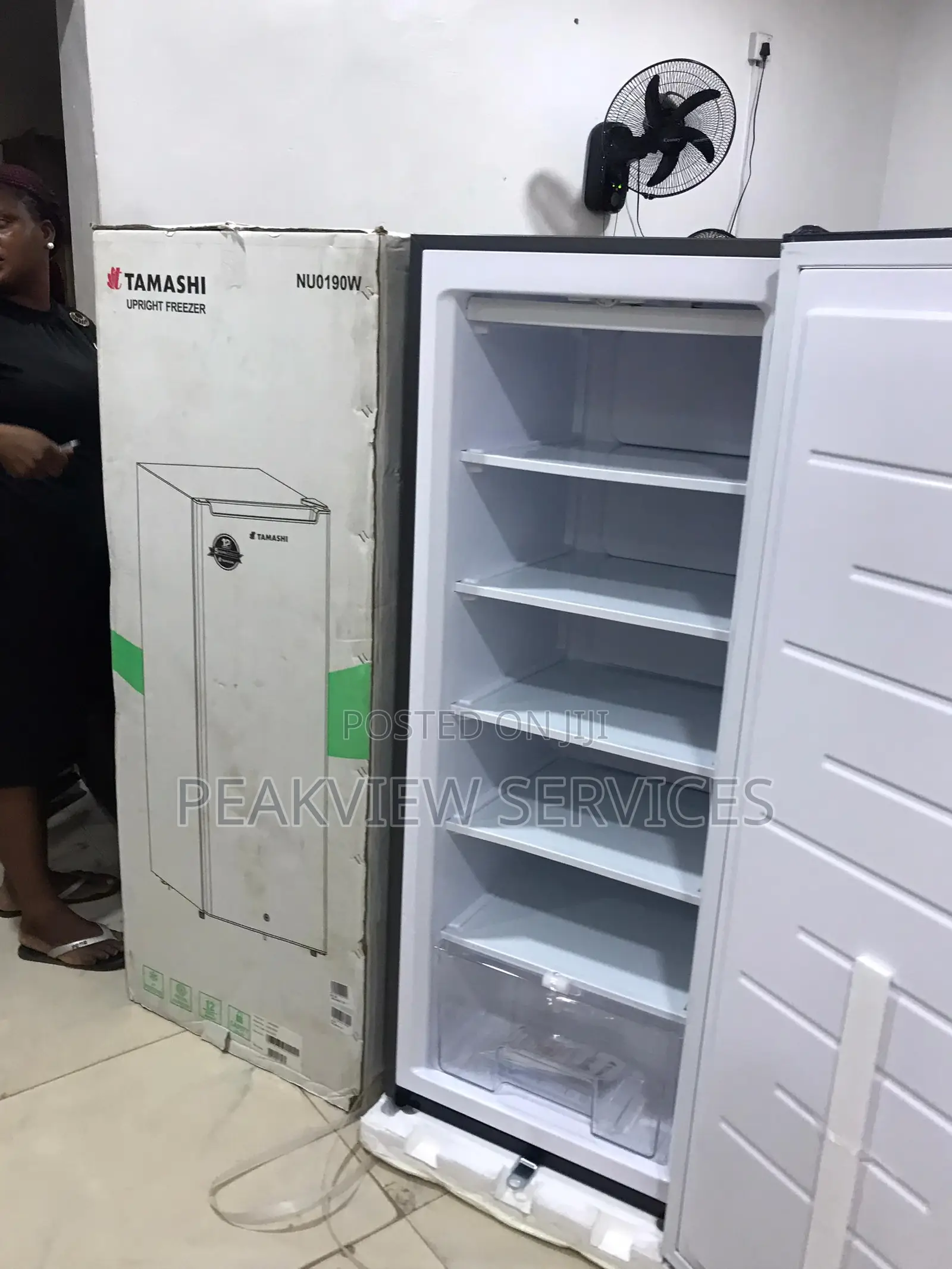 Tamashi Nu0190w Upright Freezer With 190l Internal Space