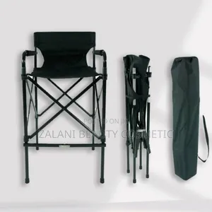 A Professional Foldable Makeup Chair, Often Telescopic Makeup Chair.