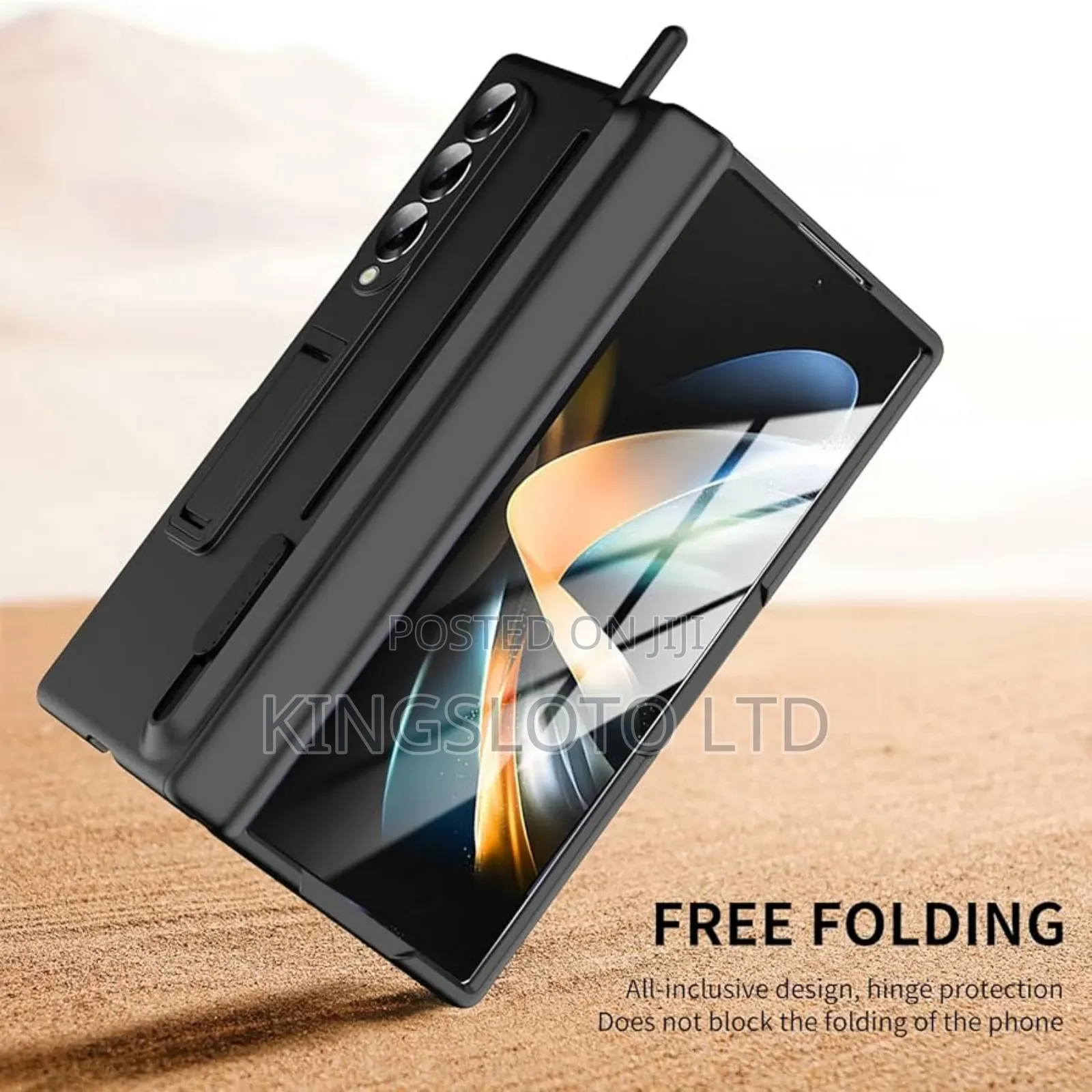 Galaxy Z Fold 4 Case, Built-in Hd Clear Screen Protector