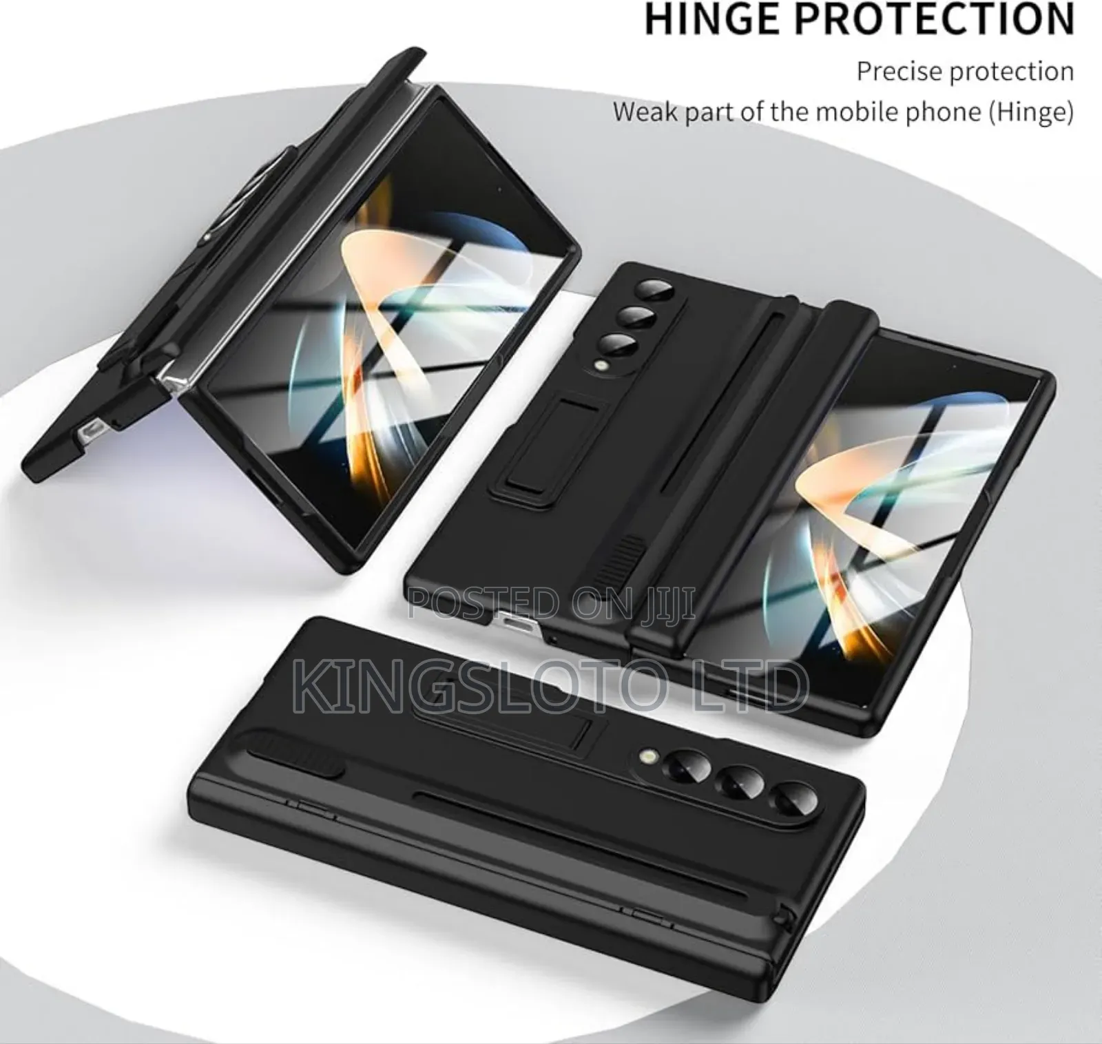 Galaxy Z Fold 4 Case, Built-in Hd Clear Screen Protector
