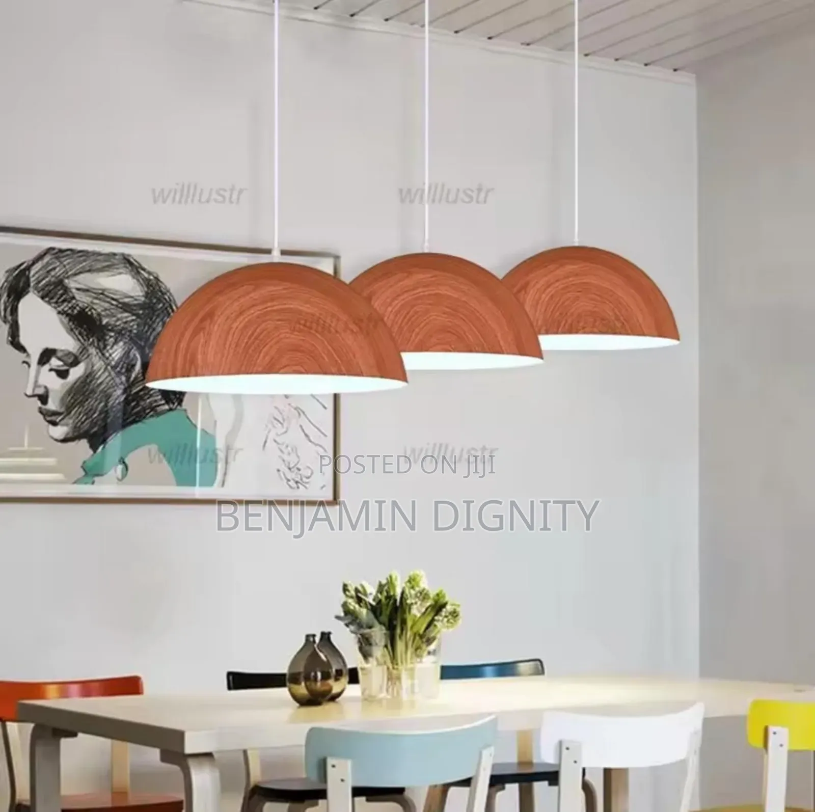 Dropped Pendant Light