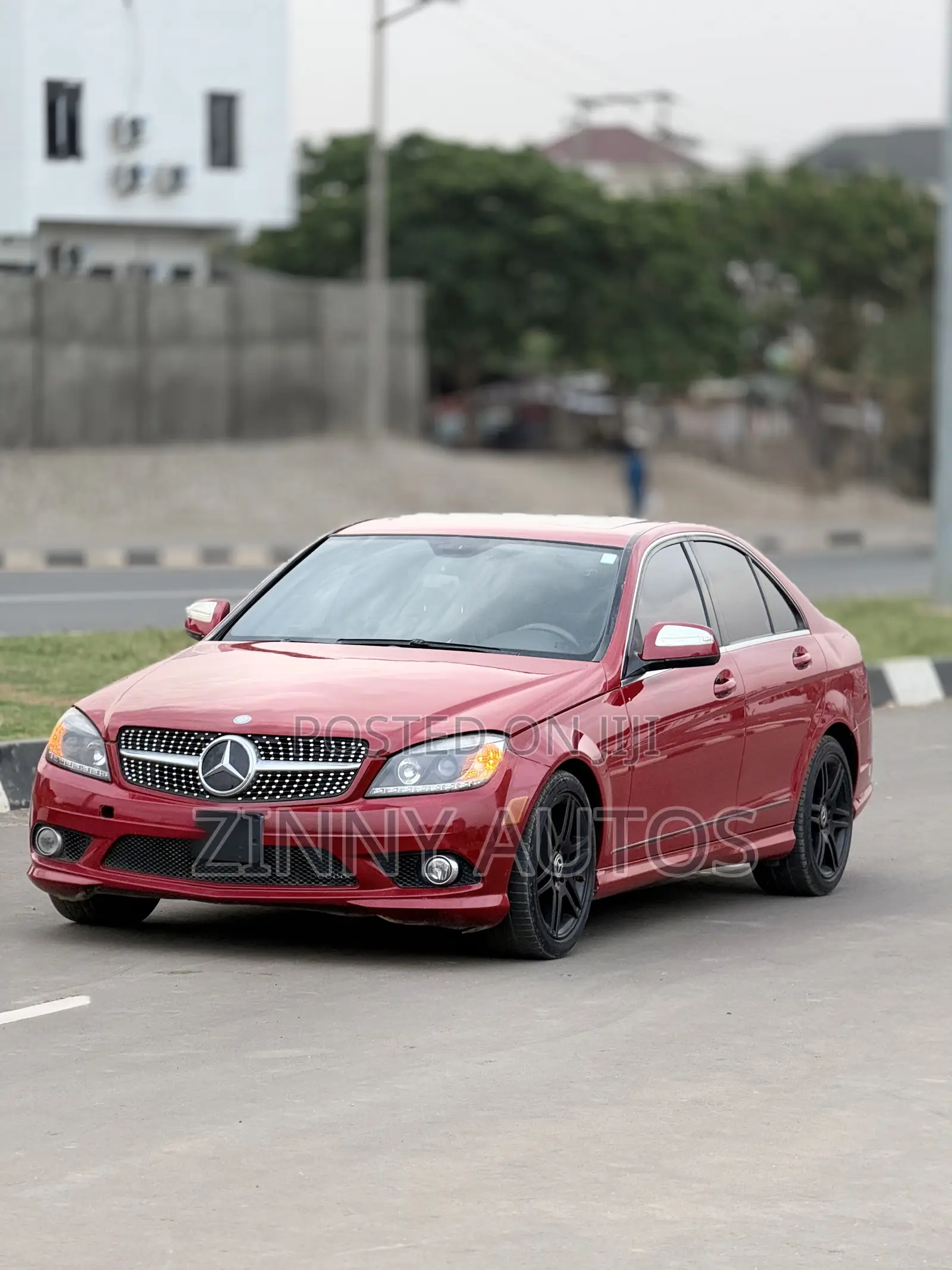 Mercedes-Benz C350 2008 Red