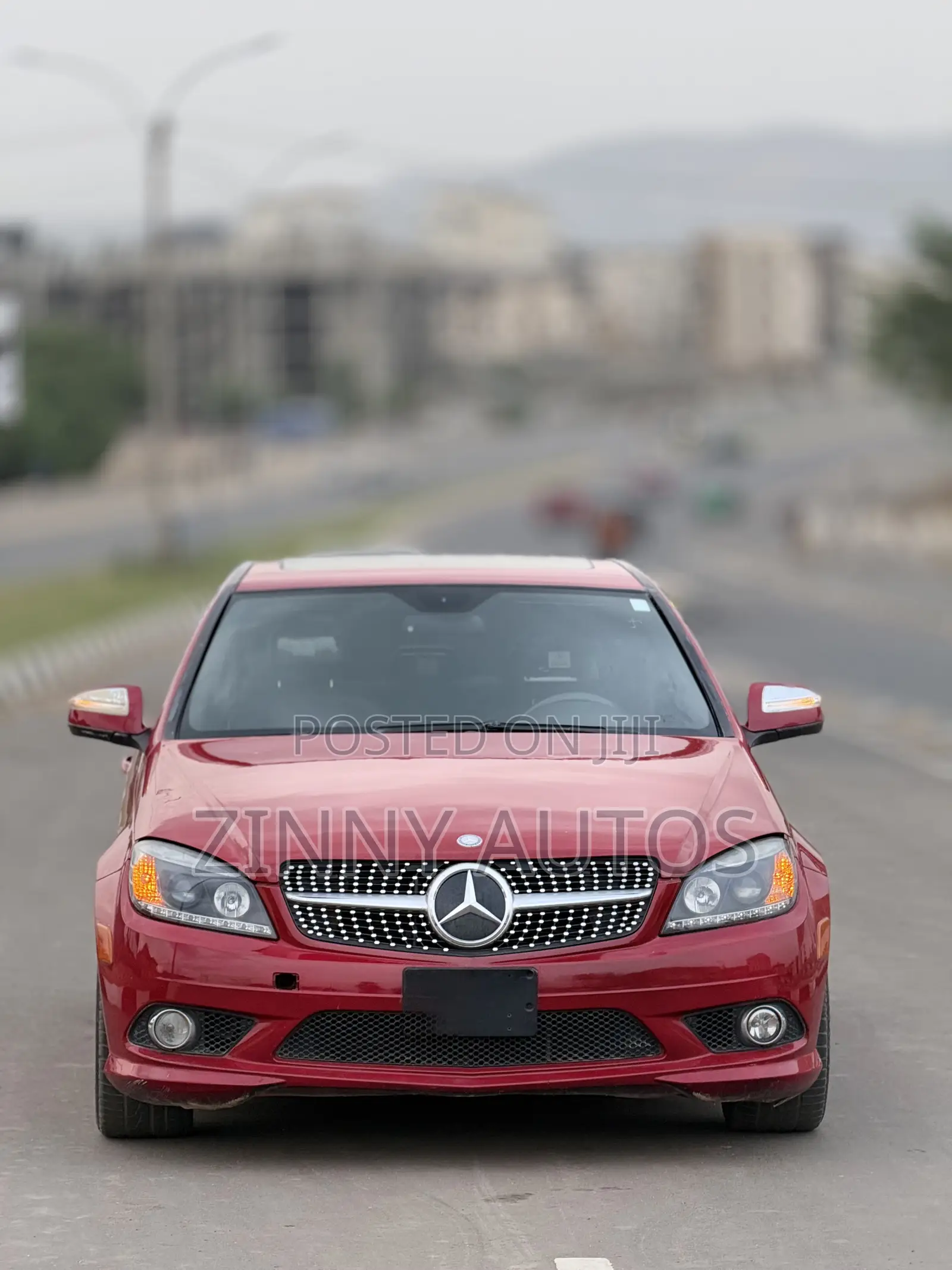 Mercedes-Benz C350 2008 Red