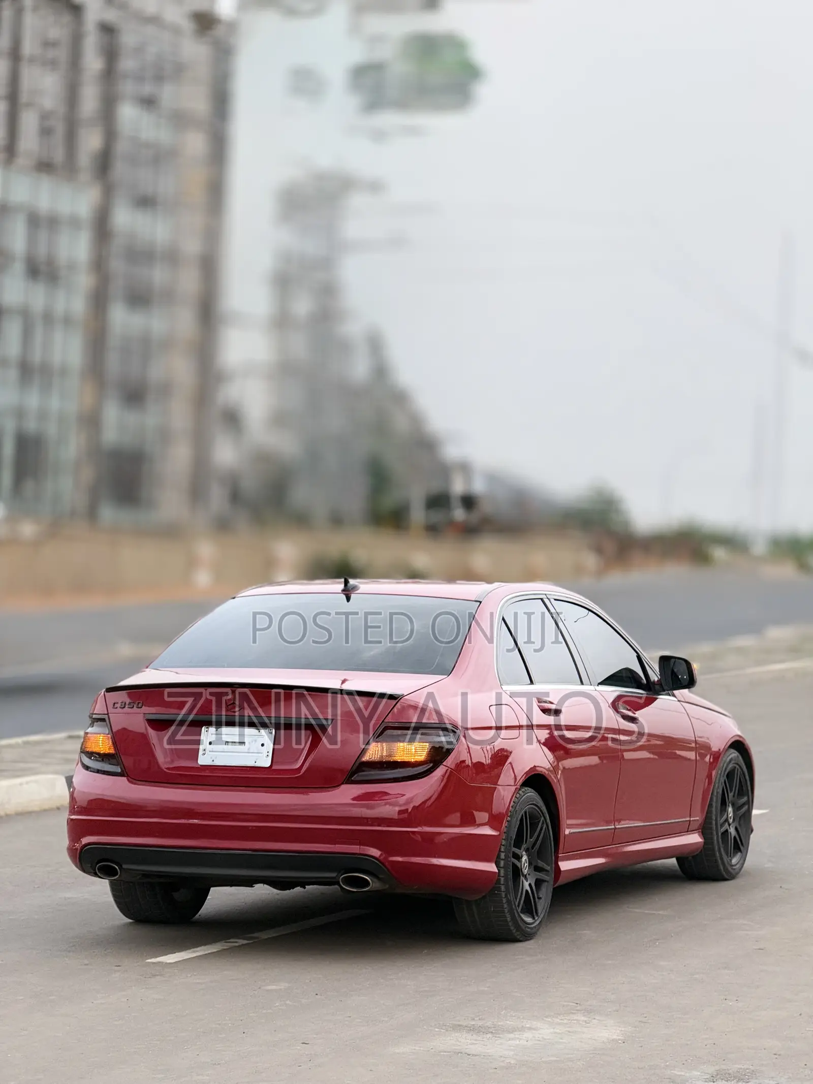 Mercedes-Benz C350 2008 Red