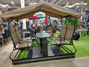 Luxury Canopy Tent Swing Chair , 4 Seater