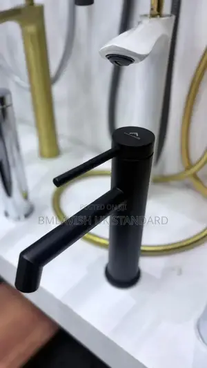 Black Basin Mixer Tap