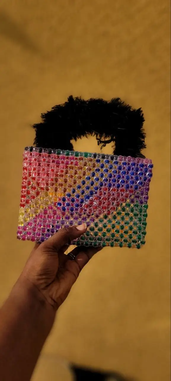Multicolored Beaded Bag