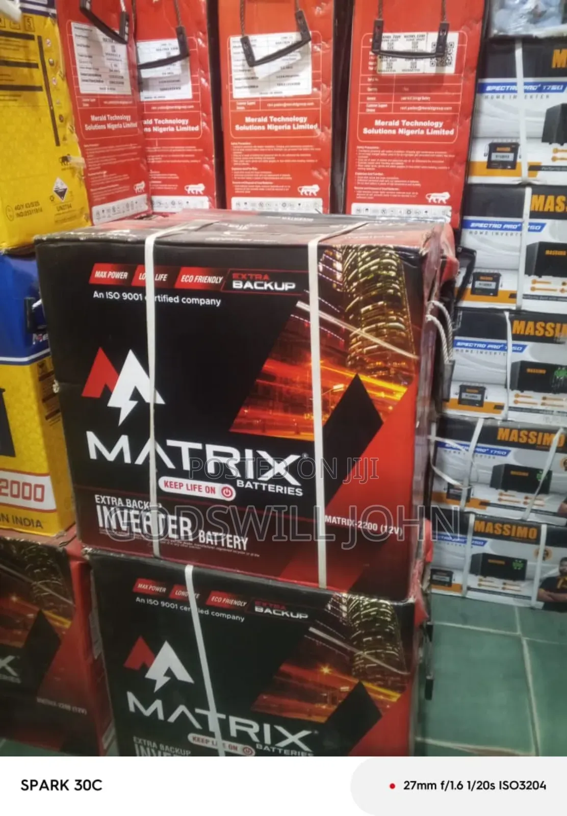 Matrix Tall Tubular Battery 