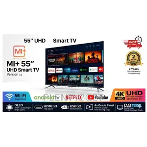 Mi+ 55 Inch Uhd Frameless Smart Tv – Vidaa Os, Netflix, Youtube, Hd