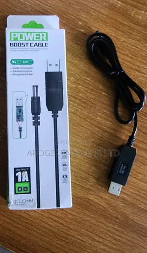 Powerboost Cable Wifi To Powerbank Usb Cable – 5v 9v Step-up