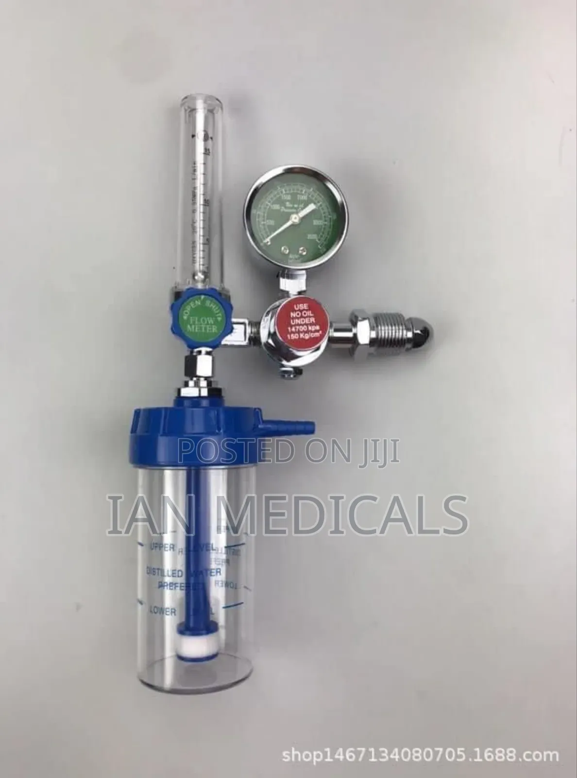 Oxygen Regulator With Flowmeter