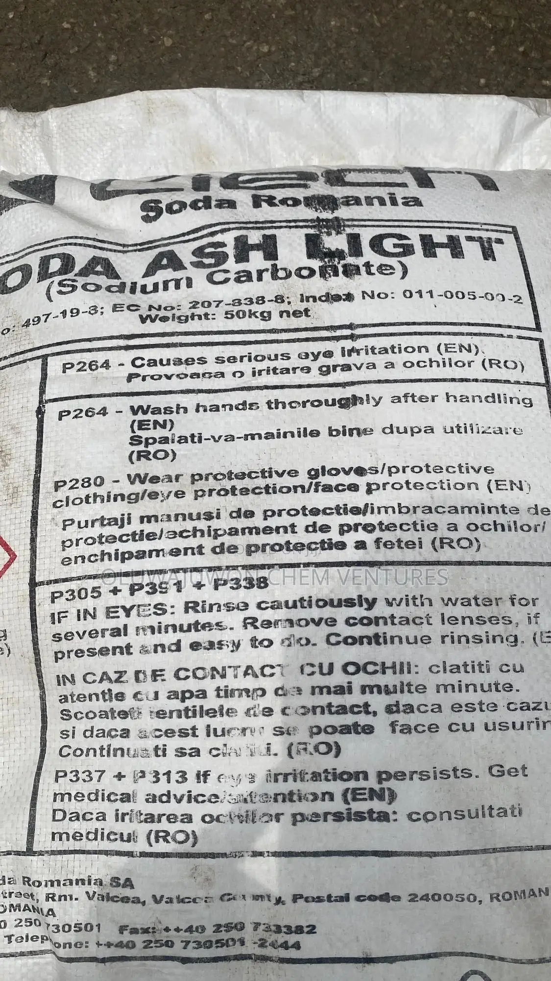 Soda Ash Dense And Soda Ash Light