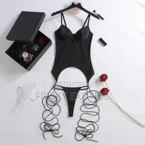 2pcs Amaya Lingerie Set With Thigh Strap