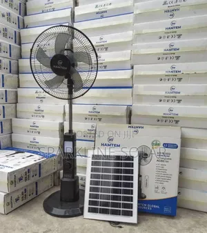 Quality Hamtem 16" Rechargeable Fan Powered With Lithium Battery