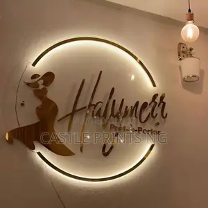 Rounded Neon Signage
