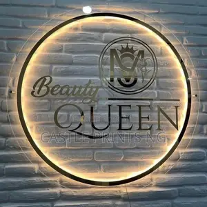 Rounded Neon Signage