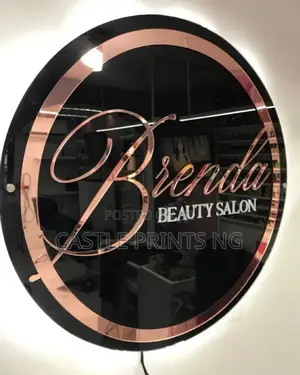Rounded Neon Signage