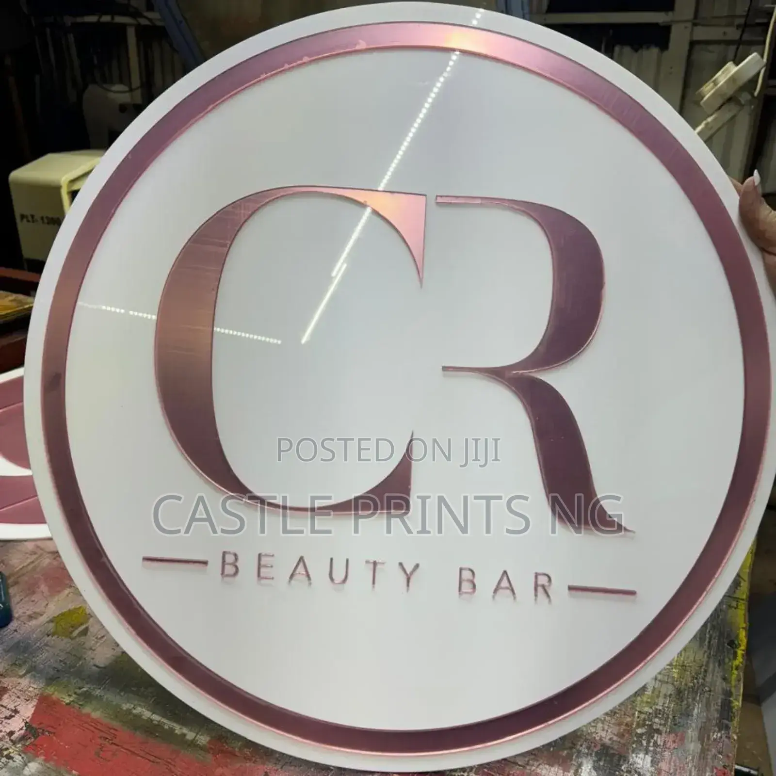 Rounded Neon Signage