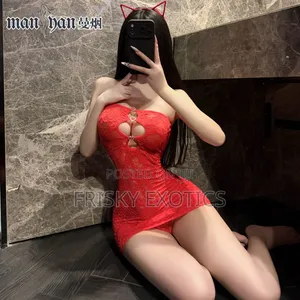 Mila Red Tube Lingerie Dress