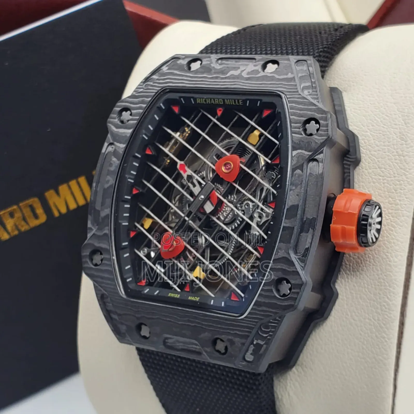 Premium Rm Style Automatic Watch | Leather Strap | Men's Collection