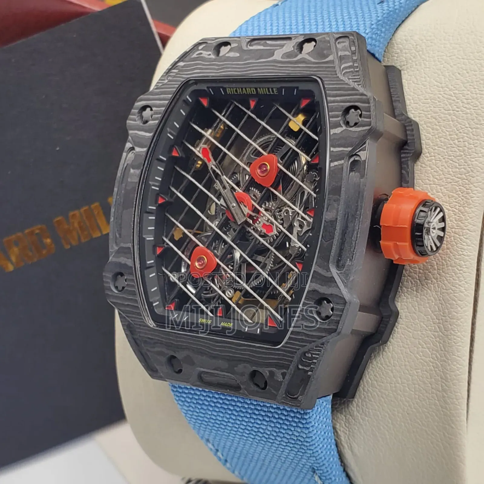 Premium Rm Style Automatic Watch | Leather Strap | Men's Collection