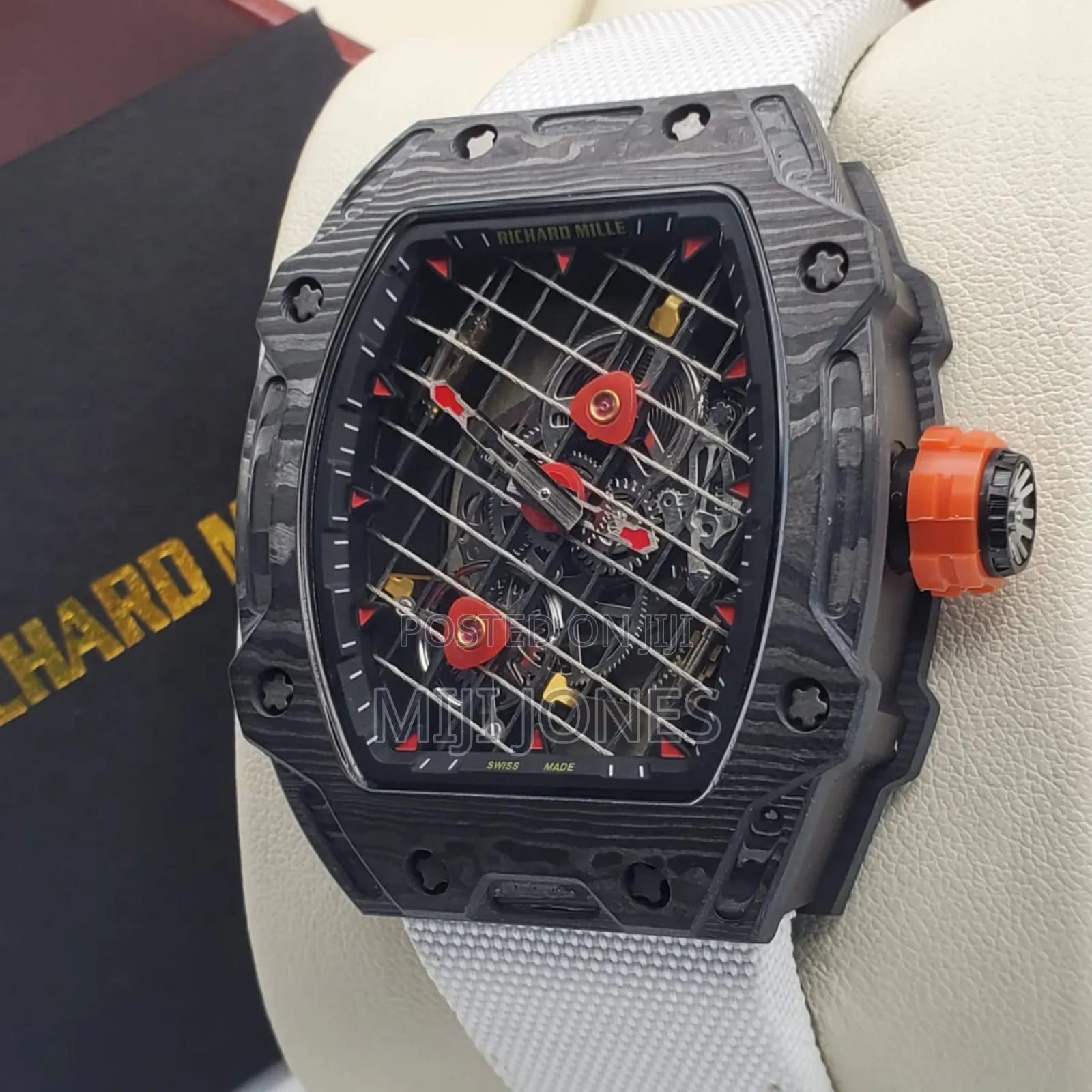 Premium Rm Style Automatic Watch | Leather Strap | Men's Collection