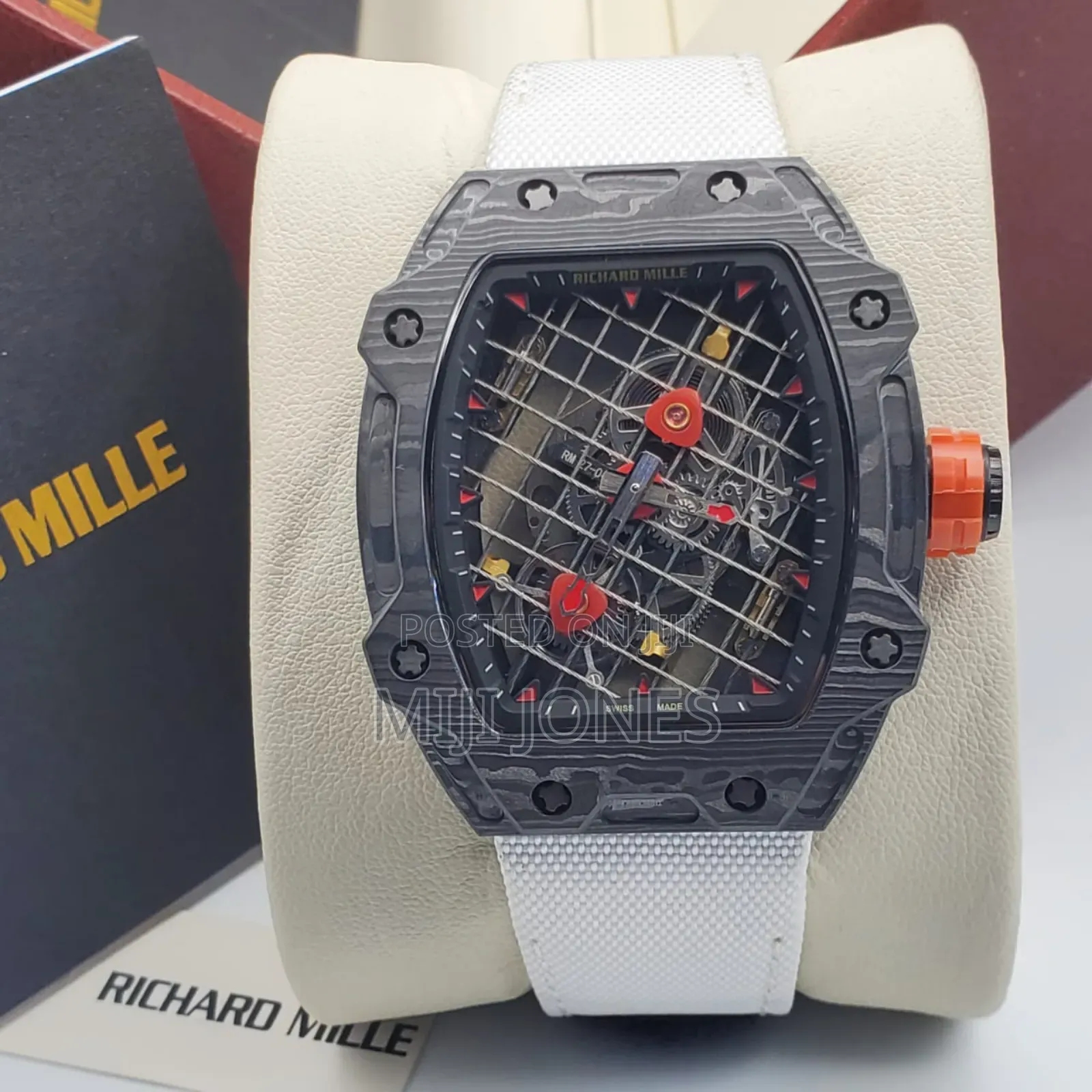 Premium Rm Style Automatic Watch | Leather Strap | Men's Collection