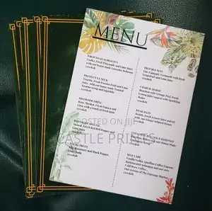 Menu Cards