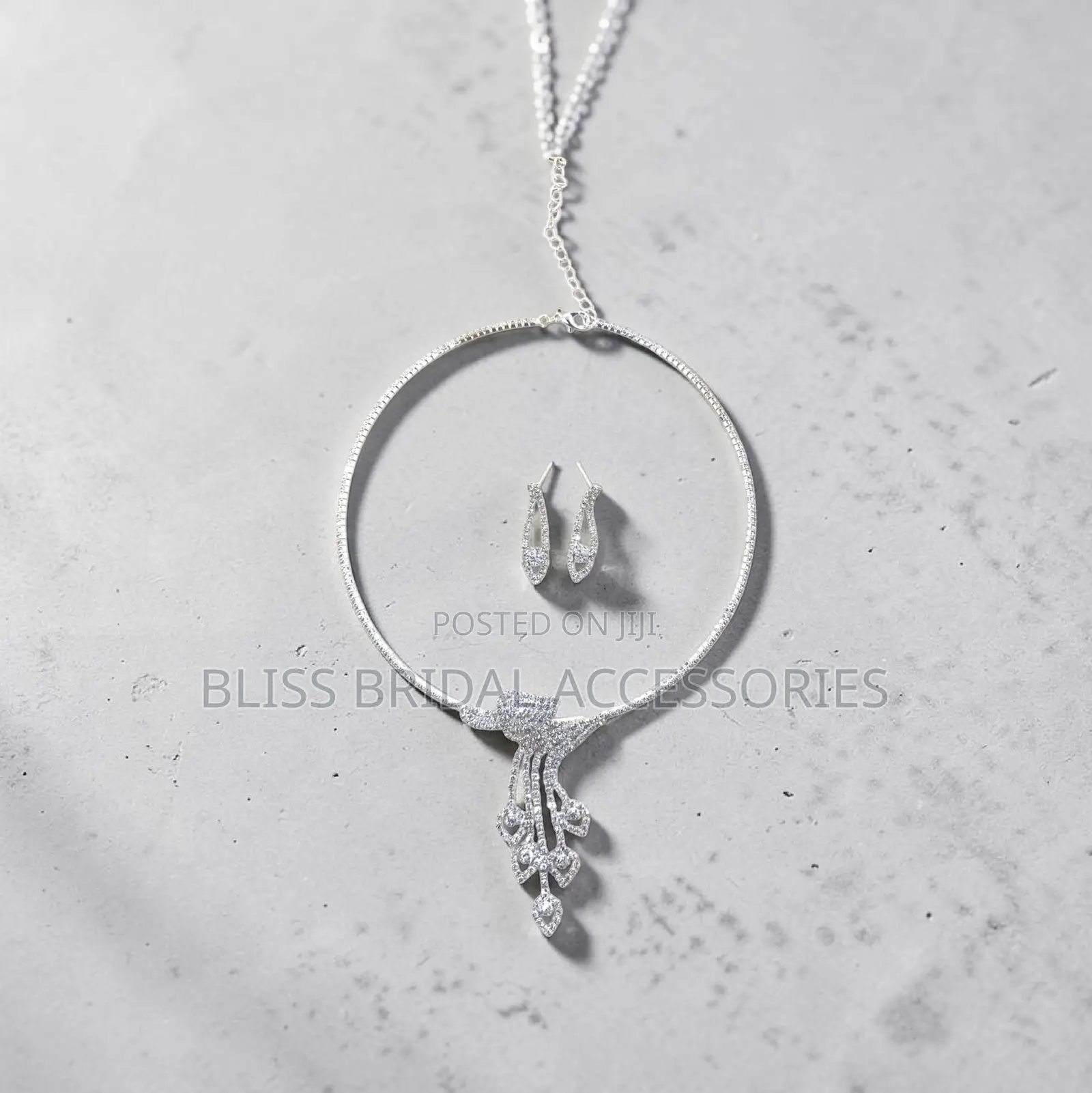 Silver Bridal Set