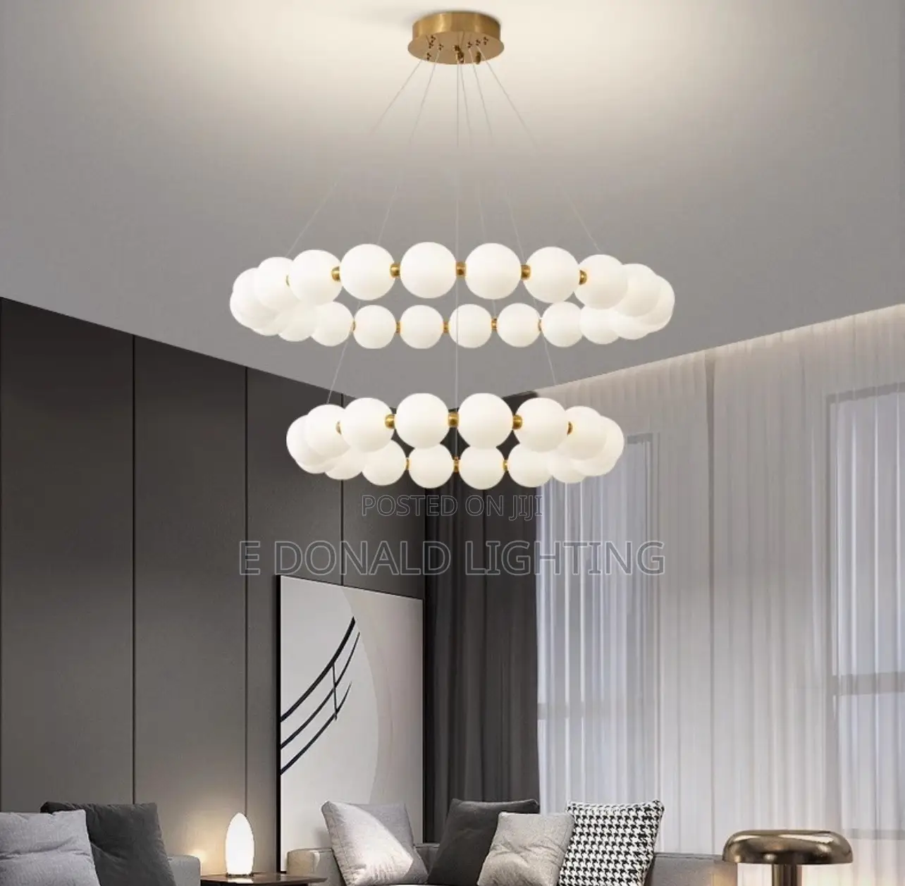 2 Step Led Luxury Chandelier
