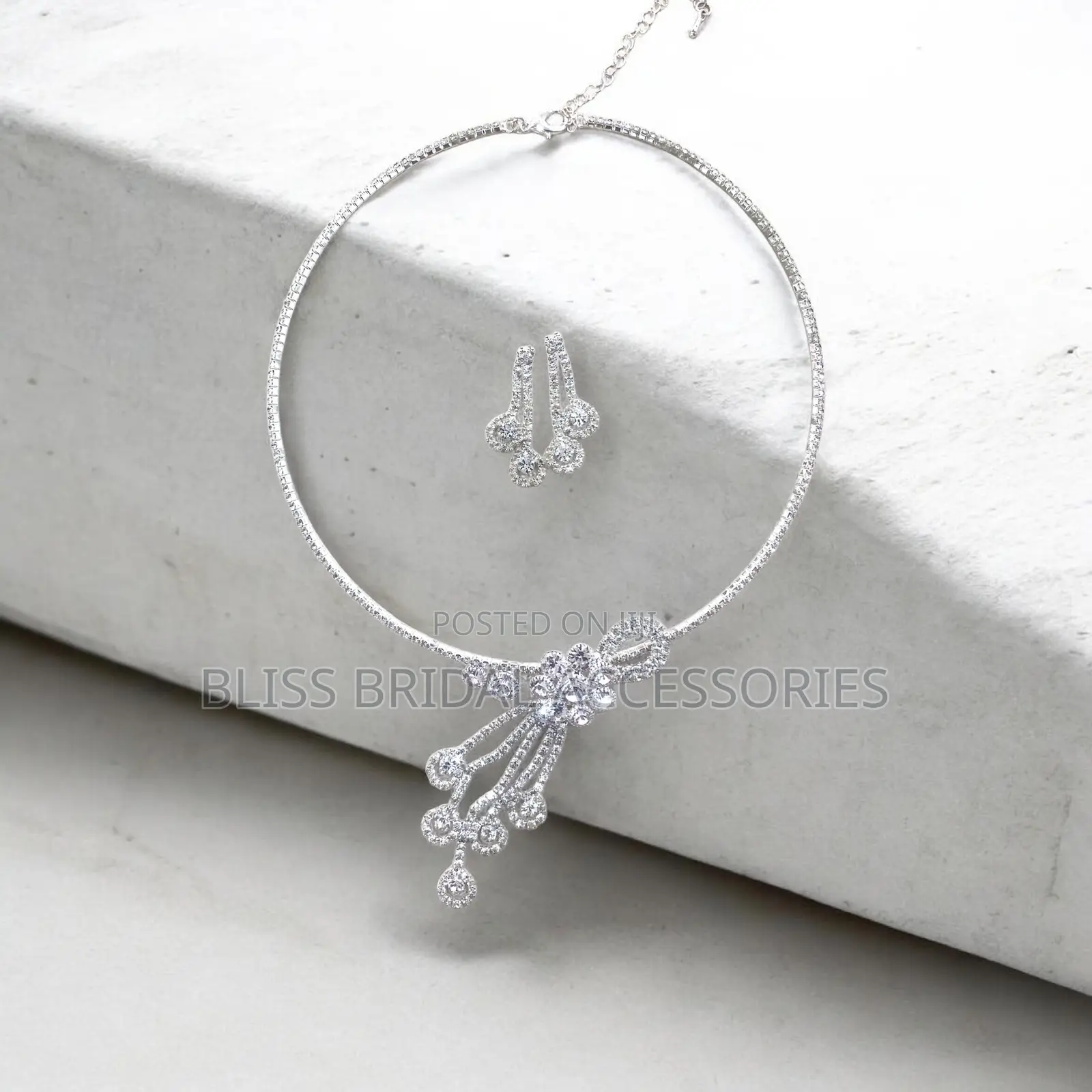 Silver Bridal Set