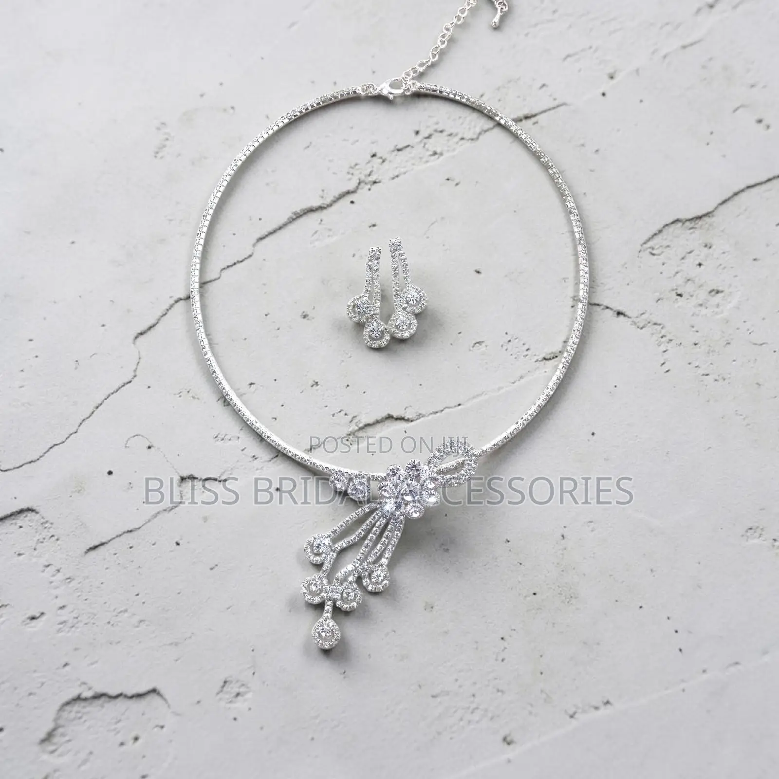 Silver Bridal Set