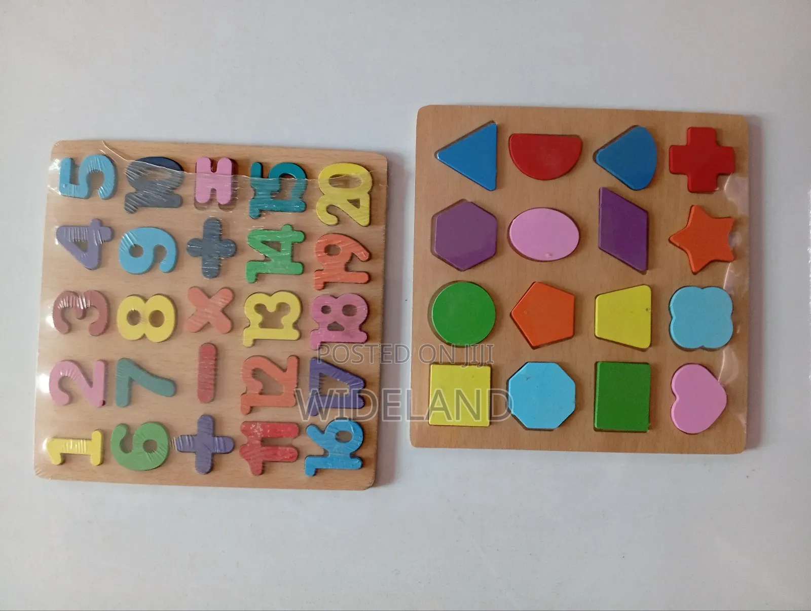 Montessori Alphabet and Shape Board