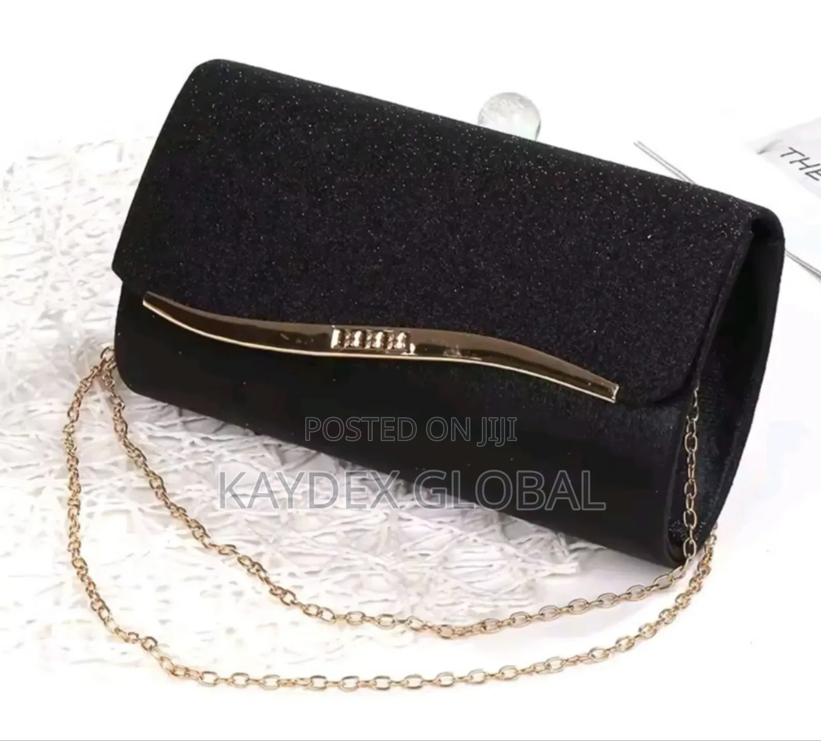 Ladies Black Clutch Purse