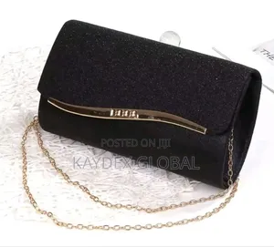 Ladies Black Clutch Purse