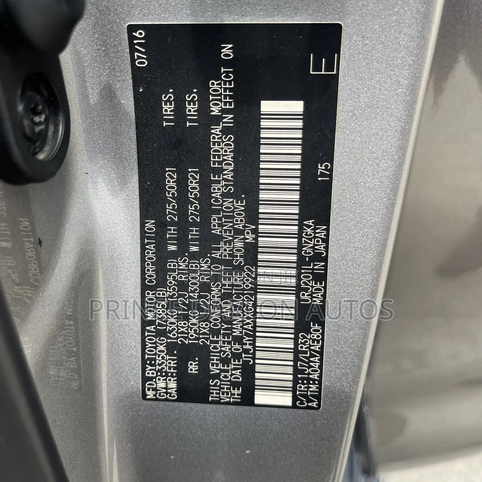 Lexus LX 570 AWD 2017 Silver