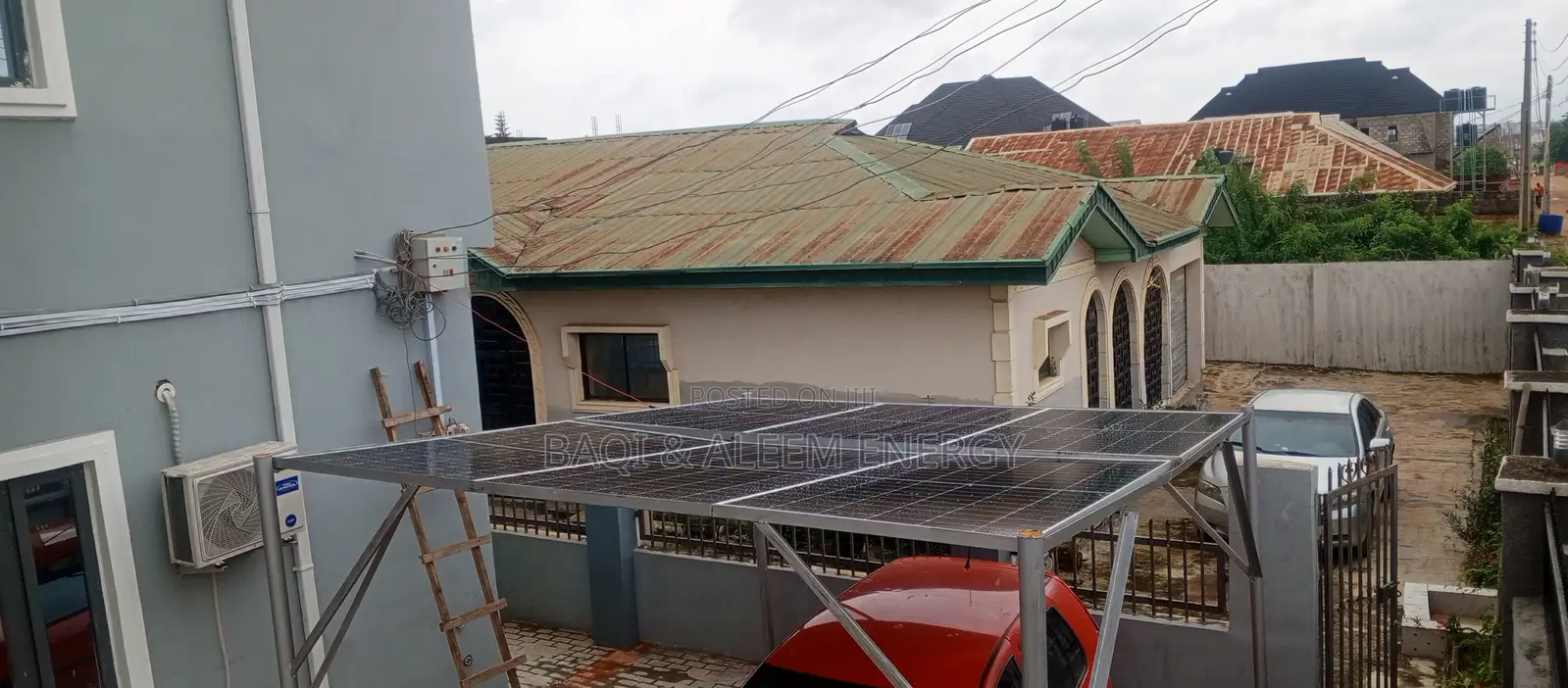 Solar Panel Installation Around Abule Egba