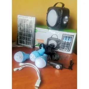 Dp 12000mah Portable Solar Power System Lamp Kit Dp-7718